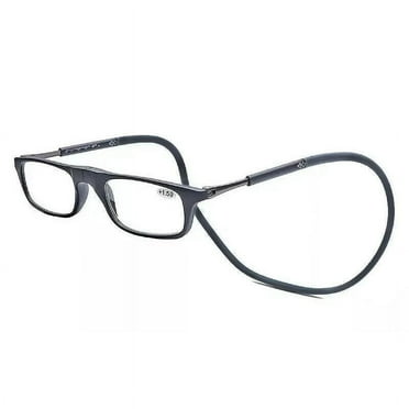 YEYUN Reading Glasses Hanging Folding Magnetic Front Click Connect Neck Readers Lightweight Eyeglasses for Men and Women 2.0 GUI