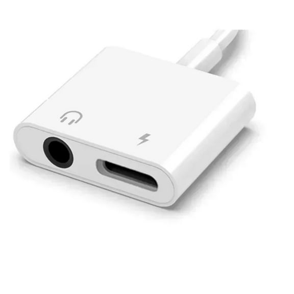 YEjing For Apple iPhone 2 in 1 Charging and Headphones Adapter Lightning to 3.5mm Jack Audio Converter For iPhone 15 14 13 12 11 XS 8 7