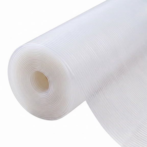 YEyangqi 11.8" x 32.8 FT Clear Shelf Liner, Non-Slip Waterproof Drawer Liner, Non-Adhesive Cabinet Liner for Kitchen, Refrigerator, Pantry, Storage Organization, Easy to Cut
