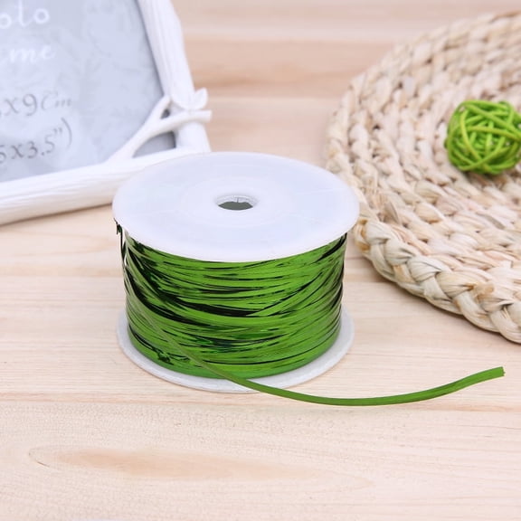 YEyangqi Gold Metallic Twist Ties 100 Yards Bread Candy Coffee Bag Ties Plant Garden Twist Ties for Parties Decorative Ties Cake Present Art Craft