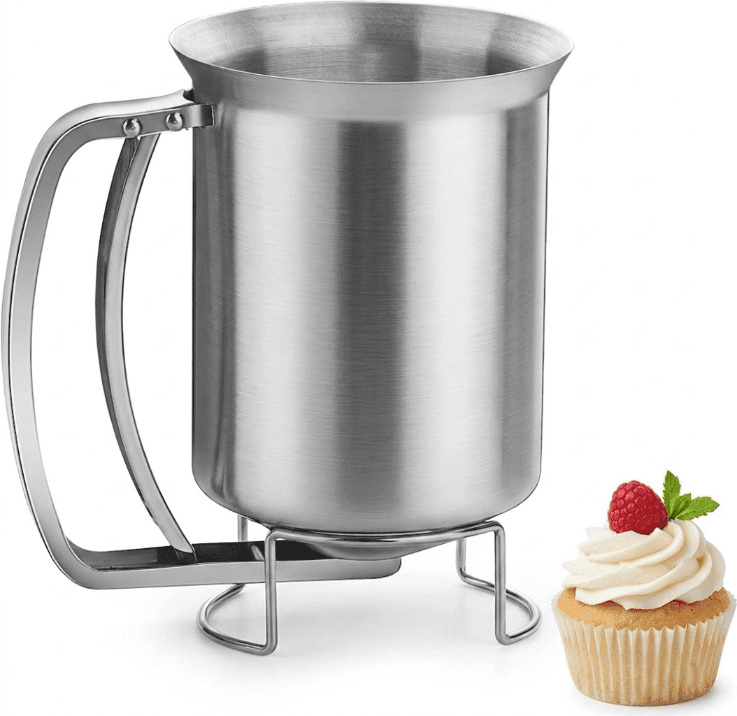 YEyangqi Stainless Steel Batter Dispenser, 800ml Pancake Batter ...