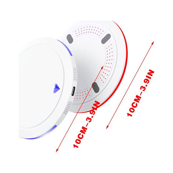 YFGEFTR 15W Qi Wireless Charging Pad – Case-Friendly USB-C Fast Charging Station, All Qi-Compatible Devices