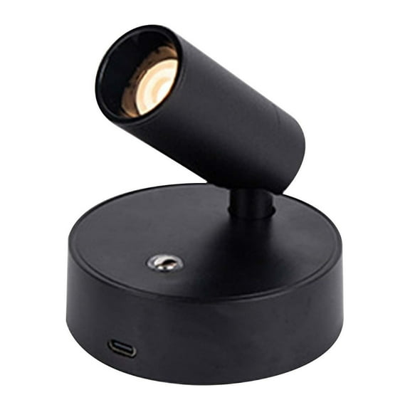 YFGEFTR Battery-Powered LED Spotlight Indoor, Wireless Picture Lights with Remote, Rechargeable Mini Display Light, Uplighting Indoor for Artwork, Tree, Painting, Portrait