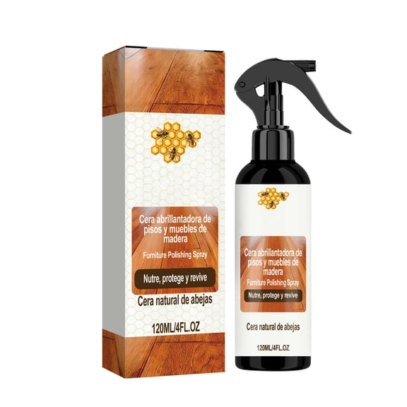 YFGEFTR Beeswax Cleaner Spray, Non-Toxic & Eco-Friendly, Polish and Cleaner Protective Conditioning Formula, for Hardwood Floors Cabinets Tables