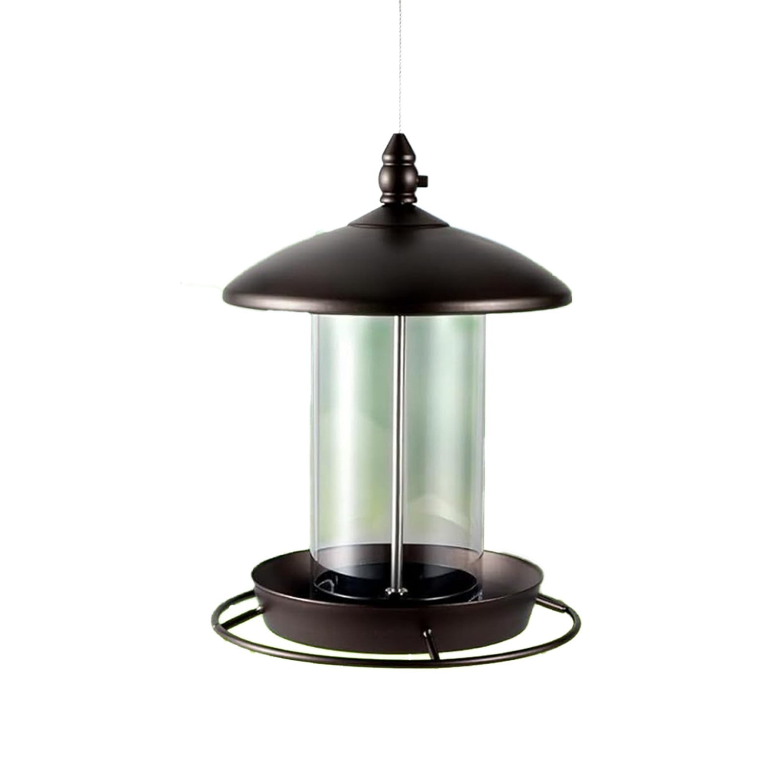 YFGEFTR Bird Feeder with Pole Standing - Metal Outdoor Bird Feeder for Wild Small Birds, Perfect for Yard Lawn Garden & Patio Decorations, Ideal Gifts for Mom Dad Grandparents