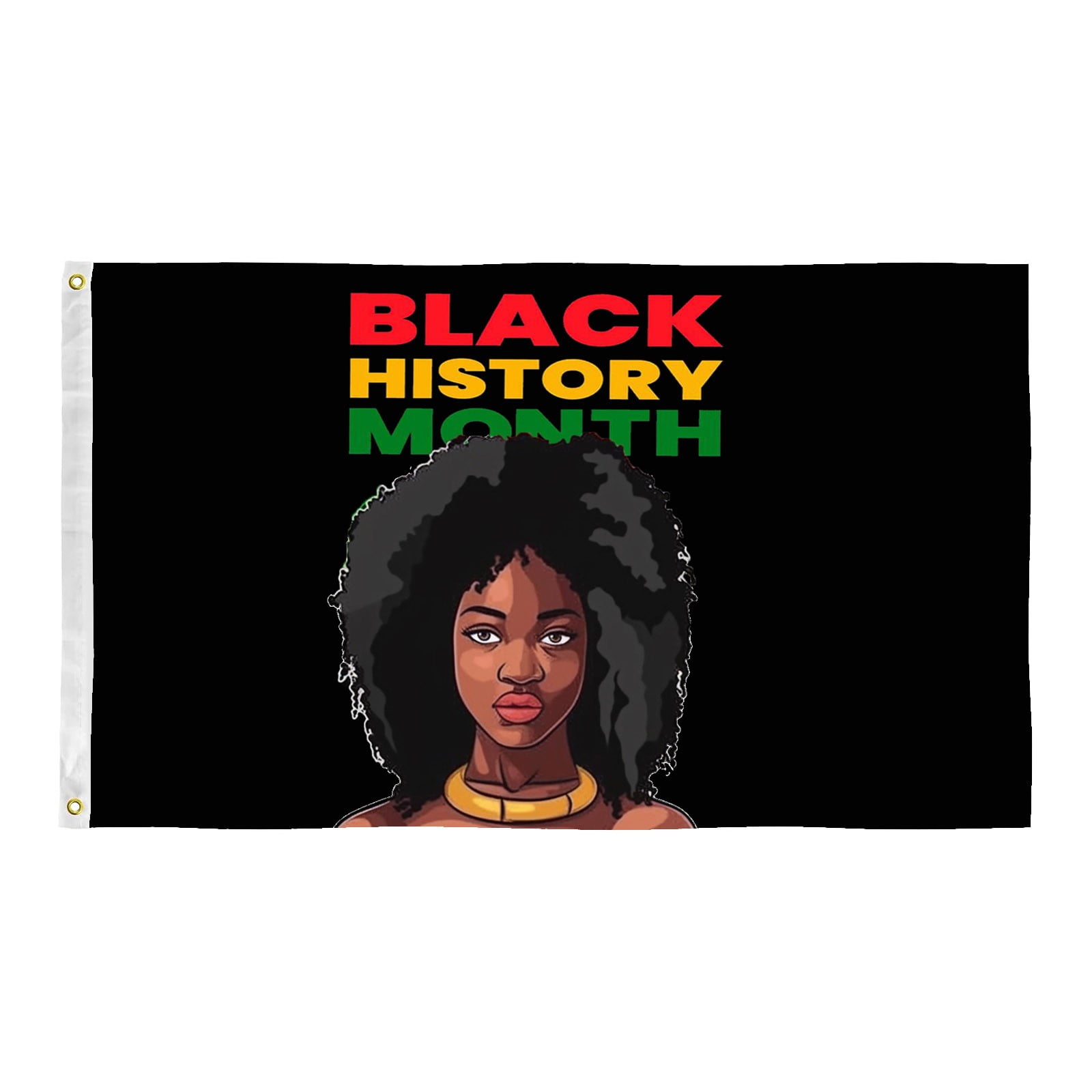 YFGEFTR Black History Month Flag 3x5 Ft Vibrant Fade Proof African ...