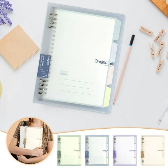 YFGEFTR Campus Smart Ring Binder, A5 Refillable Binder Notebook 20 Holes, Up to 25 Filler Papers for Work & Study, Japan Import