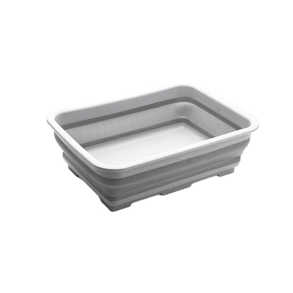YFGEFTR Collapsible Bucket for Cleaning, Space-Saving Wash Bin, Multiuse Foldable Basin for Dish Washing/Camping/RV/Vegetable Cleaning