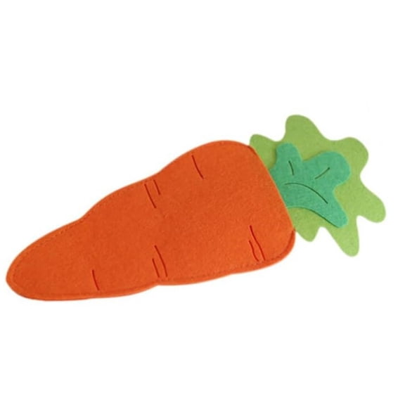 YFGEFTR Easter Carrot Utensil Cutlery Holders Bag Felt Bunny Fork Cutter Pouches Silverware Pocket Bag for Easter Home Spring Party Table Decoration Knife Forks Organizer