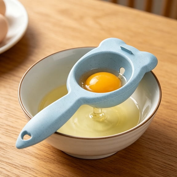 YFGEFTR Egg Yolk Separator, Handheld Plastic Egg White Separator, Egg Separators Specialty Tools for Baking and Cooking