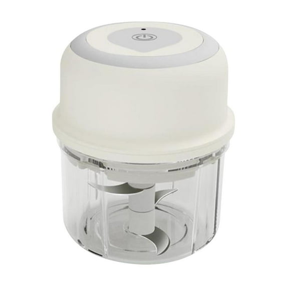 YFGEFTR Electric Garlic Chopper, USB Rechargeable, Portable Waterproof, with 3 Stainless Steel Blades for Garlic, Onion, Vegetables & Baby Food