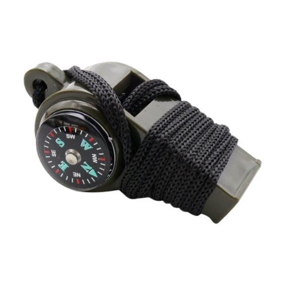 YFGEFTR Emergency Survival Whistle, 3-in-1 Emergency Whistles with Compass and Thermometer, Ideal for Kayaking, Boating, Hiking, Camping, Climbing, Hunting, Fishin