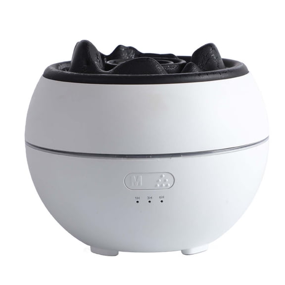YFGEFTR Flame Essential Oil Diffuser, Lights Aromatherapy Diffuser, Super Quiet Air Humidifier, Electric Aroma Diffuser, Waterless Auto-Off for Home Office Room