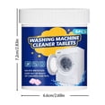 thumbnail image 1 of YFGEFTR Foaming Washing Machine Cleaner Tablets, Effervescent Washer Cleaner Tablets, Stain and Dirt Remover for Front Loading Top Loading Machines, 1 of 6