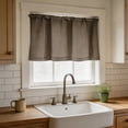 thumbnail image 1 of YFGEFTR Gingham Check Curtain, Farmhouse Decorative Window Curtain for Classroom Office Kitchen Laundry Room Cafe(17.72x39.37inch), 1 of 4