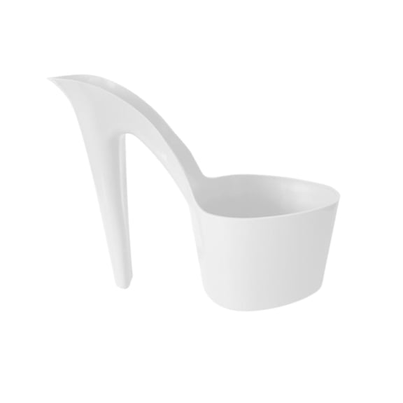 YFGEFTR High Heel Flower Pot, Plastic Planter with Stable Triangular Base Decorative Shape for Indoor Succulent and Office Plants