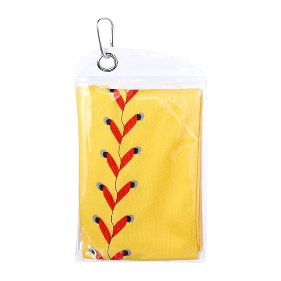 YFGEFTR Instant Cooling Towel for Sports, Quick Dry Cold Towel for Gym Workout, Baseball Pattern Sweat Wipe for Running Yoga Outdoor Activities