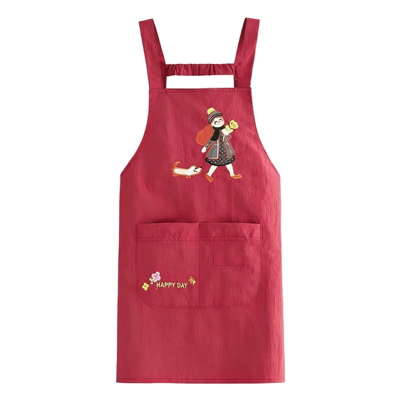 YFGEFTR Kitchen Cooking Aprons for Women Men, Water and Oil Resistant, Machine Washable, for Cooking Men BBQ Painting Drawing Craft Plain Adults