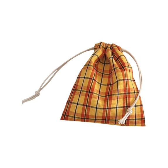 YFGEFTR Large Buffalo Plaid Burlap Bags with Drawstring Gift Bags Gingham Sacks Bags Gift Pouch Bag for Easter Spring Birthday Baby Shower