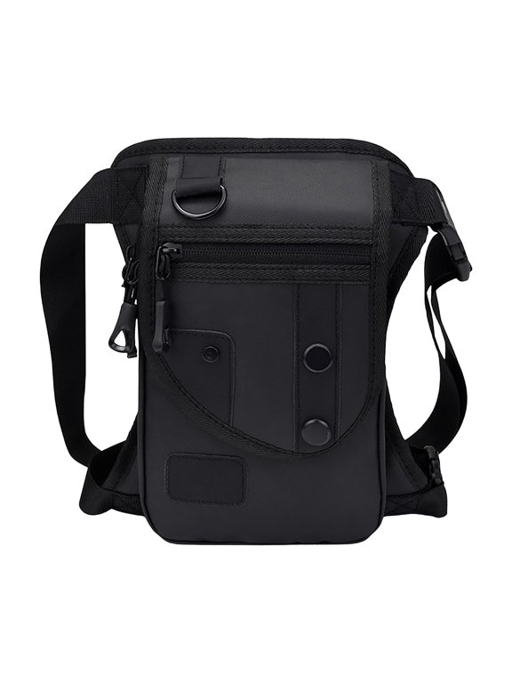 Leg Bag, Waterproof Motorcycle Thigh Bag for Men Women, with Adjustable Strap, for Riding/Outdoor Sports/ Travel - Secure Leg Bag for Phone/Wallet/Essentials