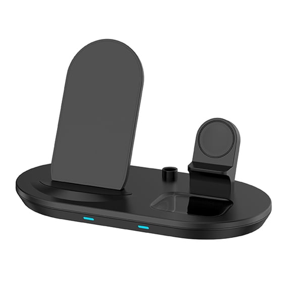 YFGEFTR Magnetic 3 in 1 Wireless Charging Station, for IOS17-12, Fast 15W Charger, Foldable Stand Charger Dock for Nightstand Desk Travel