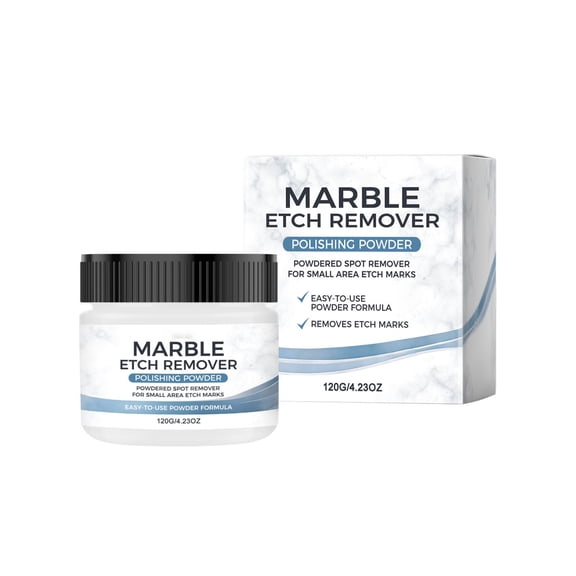 YFGEFTR Marble Etch Remover Polishing Powder, Crystal Hardening Stone Repair, Mirror Gloss Restorer for Home Flooring Tile 120g