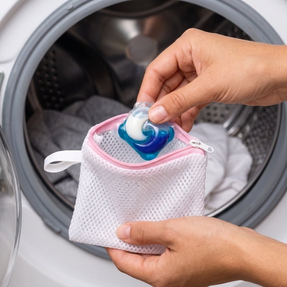 YFGEFTR Mini Mesh Laundry Pods Anti-Sticking Bag, Scent Beads Laundry Bags, Durable Washing Machine Wash Bags for Scented Beads Storage
