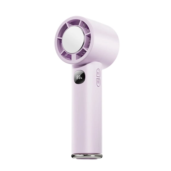 YFGEFTR Outdoor Portable Ice Cooling Handheld Fan, USB Rechargeable Personal Blower with Chill Plate, Strong Wind Pocket Cooler for Travel