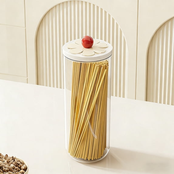 YFGEFTR Plastic Candy Dish with Airtight Lid, Clear Cookie Storage Containers Canisters, for Sugar Tea Coffee Snacks