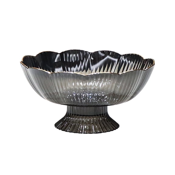 YFGEFTR Plastic Fruit Bowl Flower Vase, Detachable Fruit Drainage Basket, Easy Clean, Sparkling Elegant Mystical, for Home Office Shelf Table Decor