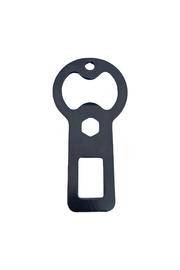 Portable Keychain Bottle Opener Multitool, Small Stainless Steel Cap Lifter for Key Ring, Pocket Can Opener for Beer Soda, EDC Compact Gadget for Outdoor Camping