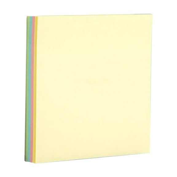 YFGEFTR Post-it Super Sticky Notes, 100 Sheets/Pad, Assorted Colors Stickies, Easy to Post Notes for Study, Works, Daily Life