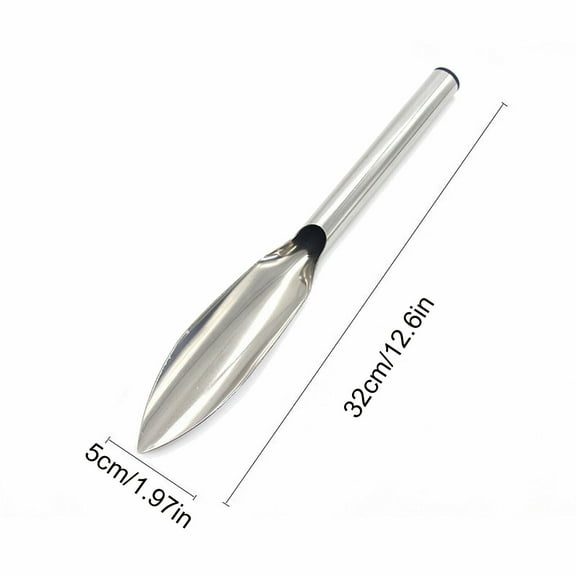 YFGEFTR Seed Planting Shovel Trowel Transplanter – Stainless Steel – Rust Resistant - Ergonomic Handle – Perfect Hand Dibber Seedling Bulb Planter Tool for Gardening Planting Transplanting