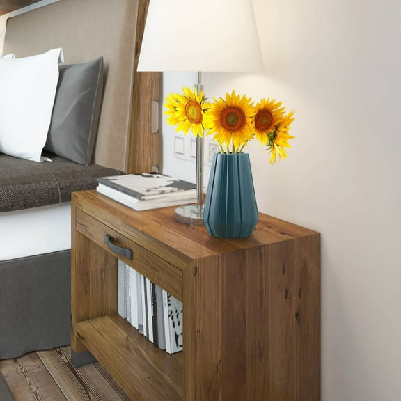 YFGEFTR Simple Vase for Flowers Plants, Small Cute Flower Vase for Pampas Grass, Home, Living Room, Dining Table, Farmhouse, Office Decor, Bedroom, Table, and Kitchen Shelf