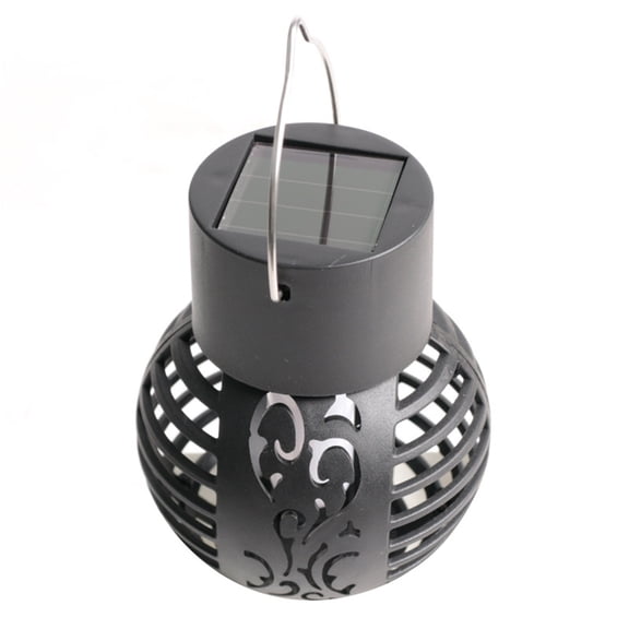 YFGEFTR Solar Lights Outdoor Waterproof, Heavy Duty Solar Powered Waterproof LED Flame Lights, with Realistic Flickering Flame, for Outside Tree Patio Porch Tabletop Decorations