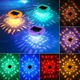 thumbnail image 1 of YFGEFTR Solar Powered and USB Rechargeable Floating Pool Lights, 5.3 Inch IP68 Waterproof Pool Lights That with Remote Upper and Lower Glow 600mAh Hangable Solar Light for Pond, 1 of 7