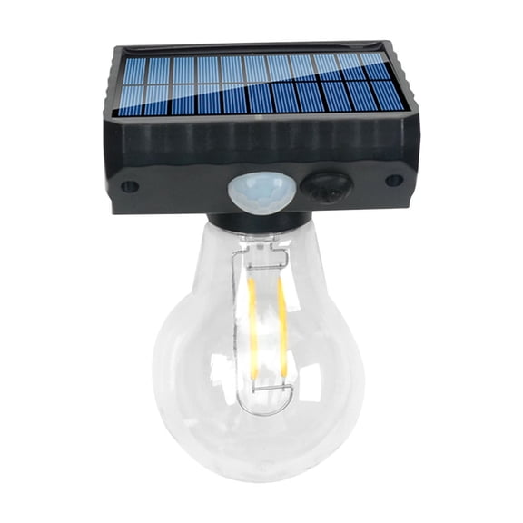 YFGEFTR Solar Tungsten Wall Light, Outdoor Sensor Interaction Lamp Exterior Lighting Fixtures Wall Mount IP65 Waterproof