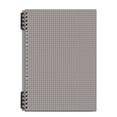 thumbnail image 1 of YFGEFTR Spiral Graph Notebook, 10'' x 7'' Business Journal B5 Soft Ring Notebooks with 5mm Grid Ruled, 80 Perforated Sheets, Sliver 1 Subject Notebook, Note Taking for Work, 1 of 6