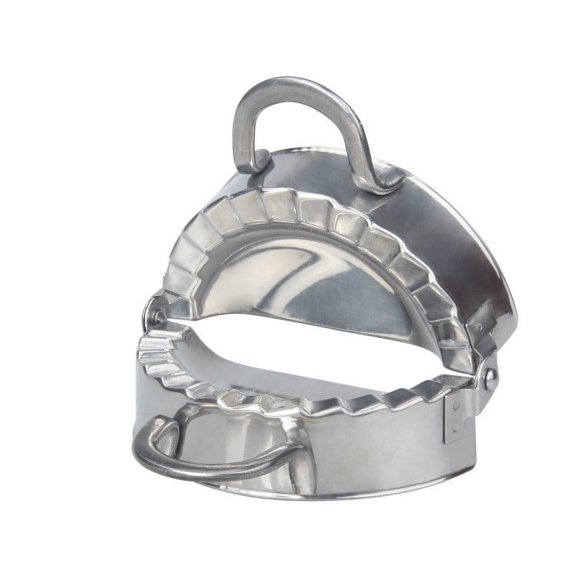 YFGEFTR Stainless Steel Dumpling Maker, Wonton Mould, Easy-tool for Dumpling Wrapper Dough Stamp Cutter Pastry Pie Making