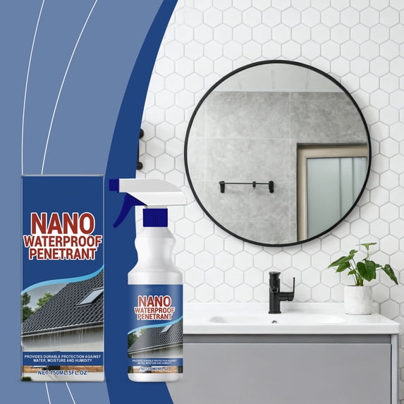 YFGEFTR Stone Sealer Spray, Penetrating Protection Against Moisture Damage and Stains, for All Stone Surfaces, Silane/Siloxane Waterproofer, Ready to Use
