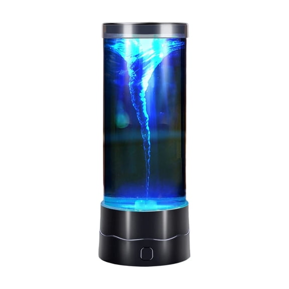 YFGEFTR Tornado Lamp, Spiral LED Night Light, Creative Whirlwind Decorative Light, USB Powered, Color Changing, for Bedroom