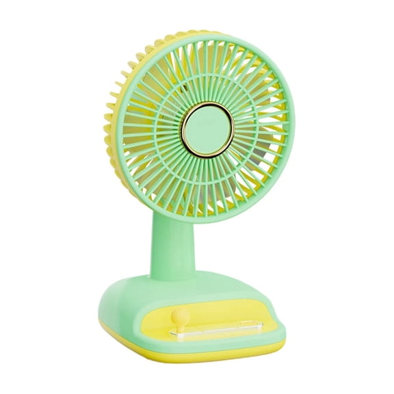 YFGEFTR USB Rechargeable Desktop Simple Style Fan, Personal Cooler for Home Office, Quiet and Adjustable, Strong Wind, Compact, Energy Efficient