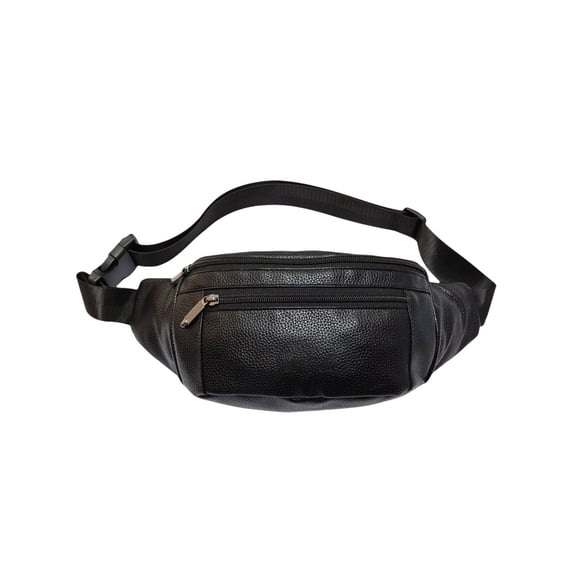 YFGEFTR Vintage PU Leather Fanny Pack, Crossbody Sling Bag for Men and Women, Fashionable Waist Pack for Casual Workout Travel Camping Hiking Walking