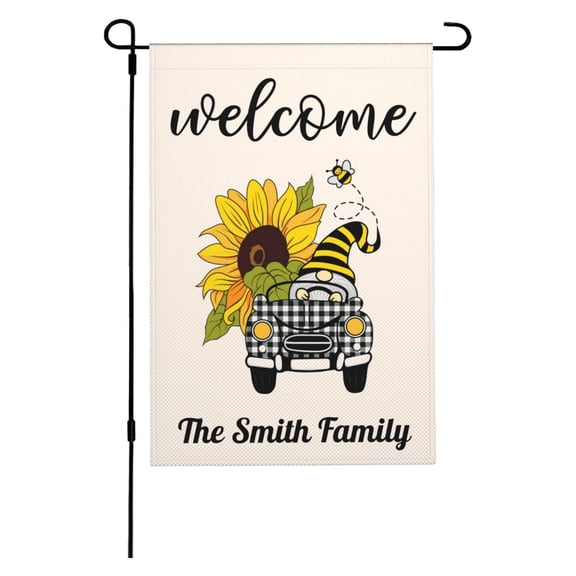 YFGEFTR Welcome to Our Pool Garden Flag, Vertical Double Sided Summer Swimming Pool Yard Flag, 12x18 Inch Holiday Party Seasonal Farmhouse Banner Outdoor Decor