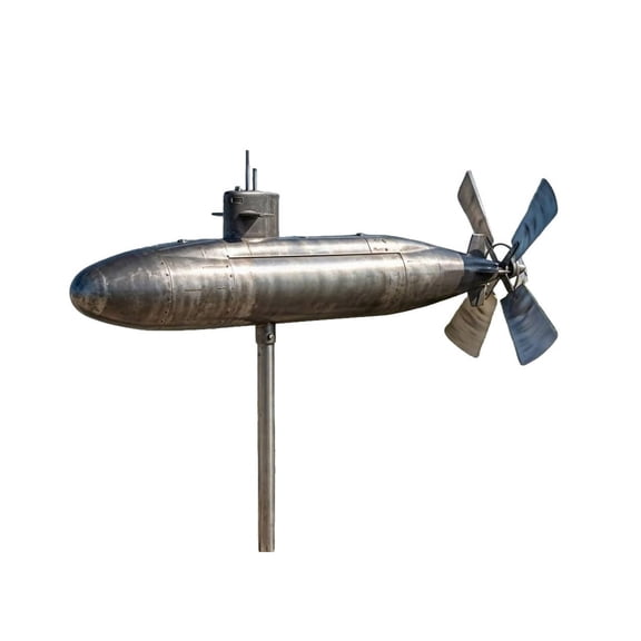 YFGEFTR Wind Spinner, Navy Submarine Wind Spinner, for Outdoor Garden Patio Yard Decor, Propeller Windmill