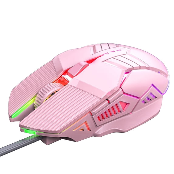 YFGEFTR Wired Gaming Mouse, Optical USB Mice for Laptop/Desktop, Ergonomic with 4 Programmable Buttons for Computer Windows