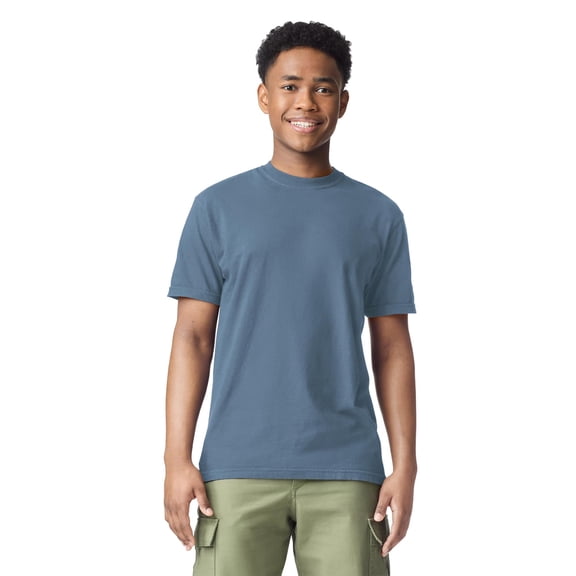 YFH sunbest Comfort Colors Men's Cotton T-Shirt, Crew Neck Short Sleeve Tee, Style G1737