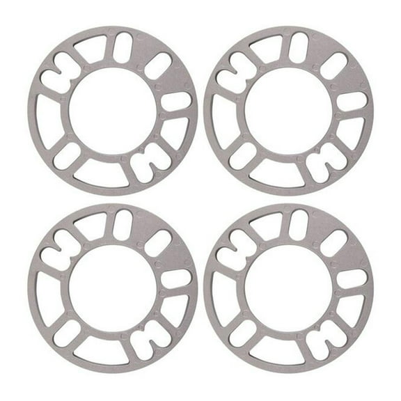 YFJQTZX 4pc 10mm Wheel Spacers Shims Plate Alloy Aluminum 4 & 5 Stud for Autocar Universal