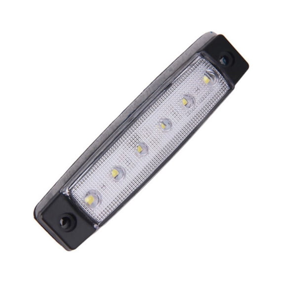 YFJQTZX 6 LED 12V Trailer Trunk Tail Light Replacement Led Trailer Taillight/Turn Signal/Brake/Marker/Tail LED Light (White)