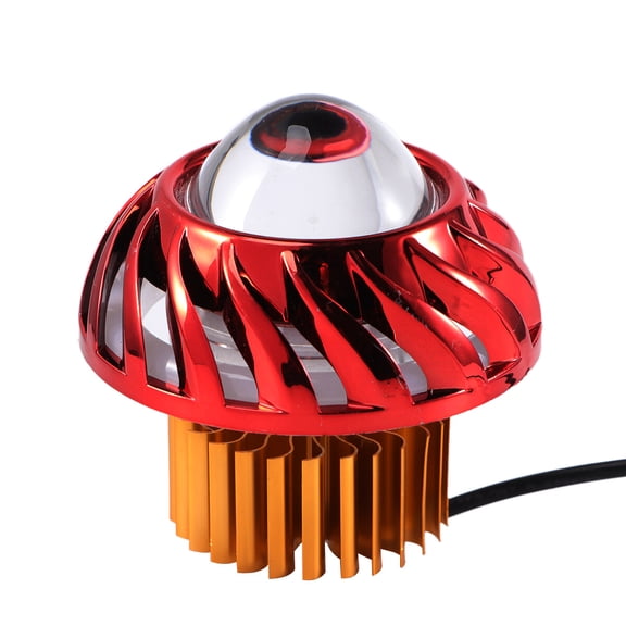 YFJQTZX Motorcycle LED 30W 12-85V 1200lm Headlight Angel Eyes Halo Ring Fog Lights Headlamp (Blue)